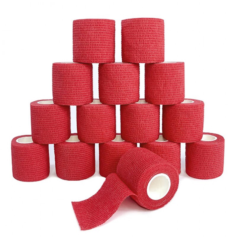 bandagem adesiva Ref: VERMELHO ( PACK 12 UNIDADES )
