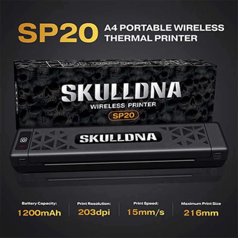 impressora termica AVA black skull REF SP2001