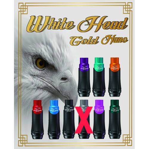 KIT 8 CORES PEN WHITE HEAD GOLD NANO  REF: PK208 - (NANO) 8 UNIDADES