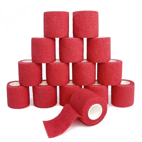 bandagem adesiva Ref: VERMELHO ( PACK 12 UNIDADES )