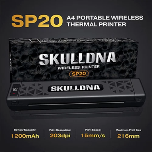 impressora termica AVA black skull REF SP2001